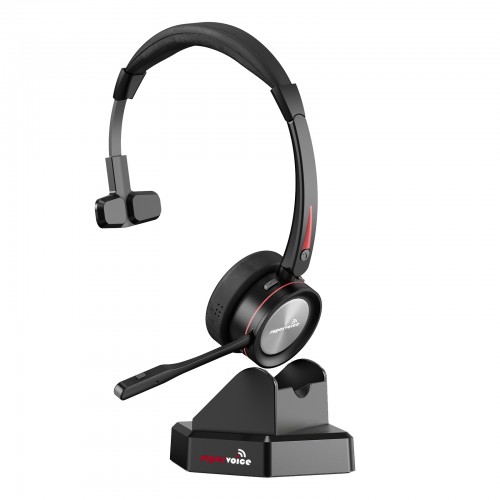 Supervoice SVC-WBT41 Professional Wireless Ai Noise Cancelling Bluetooth Headset Mono
